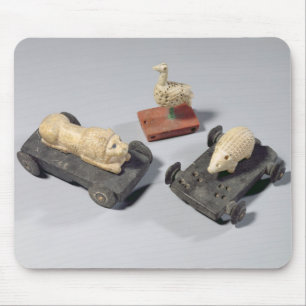 Alfombrilla De Ratón Los juguetes de los niños: un erizo, un león y u