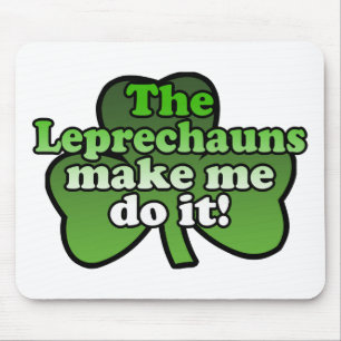 Alfombrilla De Ratón Los Leprechauns hacen que lo hace Mousepad