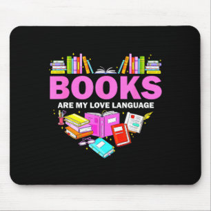Alfombrilla De Ratón Los libros son mi lenguaje del amor Amante de la l