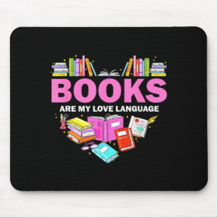 Alfombrilla De Ratón Los libros son mi lenguaje del amor Lectora apasio