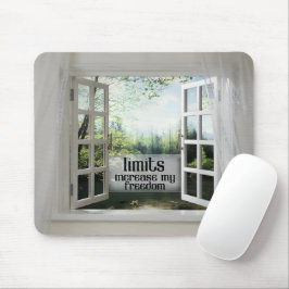 Alfombrilla De Ratón Los límites aumentan mi libertad -Motivación Afirm