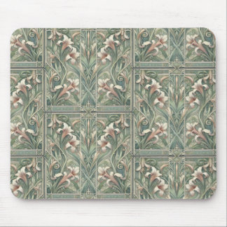 Alfombrilla De Ratón Los lirios sueñan con el Art Nouveau