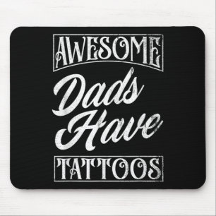 Alfombrilla De Ratón Los Maravillosos Papás Tattooed Dad Funny Fathe