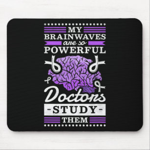 Alfombrilla De Ratón Los médicas estudian mis poderosas ondas cerebrale