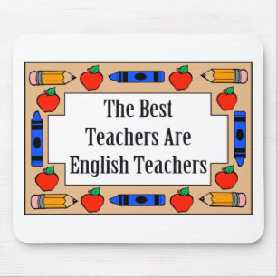 Alfombrilla De Ratón Los mejores profesores son profesores de inglés