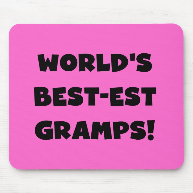 Alfombrilla De Ratón Los mejores regalos de gramps del mundo del texto  (Frente)