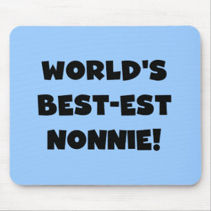 Alfombrilla De Ratón Los mejores regalos nonnie del mundo del texto neg