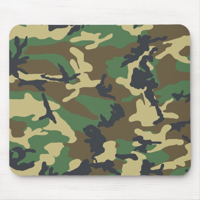 Alfombrilla De Ratón Los militares camuflan Mousepad (Frente)