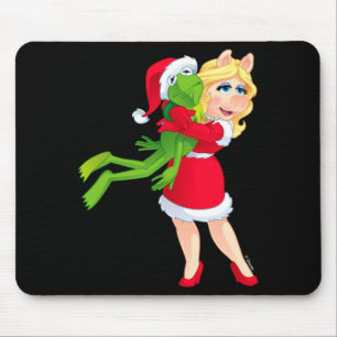 Alfombrilla De Ratón Los Muppets Kermit Miss Ggy Navidad