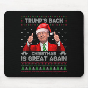 Alfombrilla De Ratón Los Navidades de Trump en la espalda son geniales