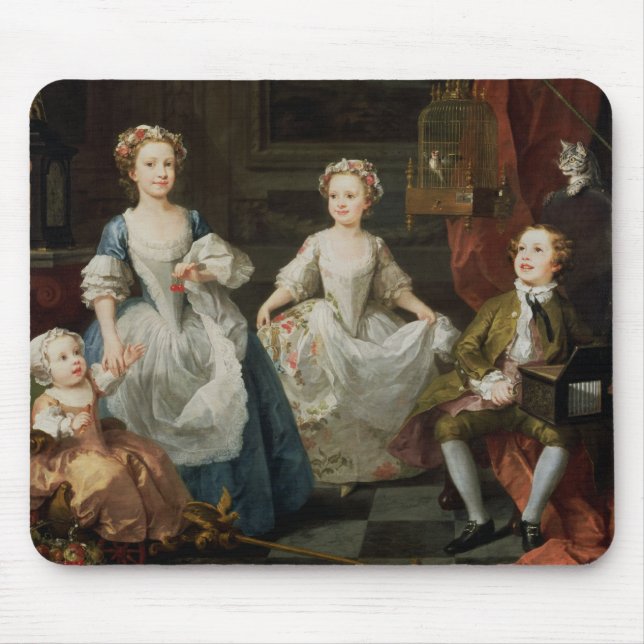 Alfombrilla De Ratón Los niños de Graham, 1742 (Frente)