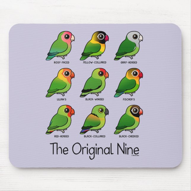 Alfombrilla De Ratón Los nueve originales (Frente)