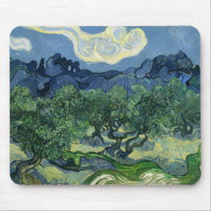 Alfombrilla De Ratón Los olivos del Bella Artes Van Gogh