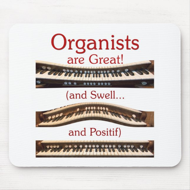 Alfombrilla De Ratón Los organistas son gran Mousepad (Frente)