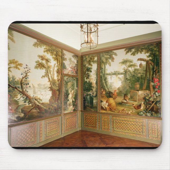 Alfombrilla De Ratón Los paneles de pared pintados en el salón de Gille (Frente)