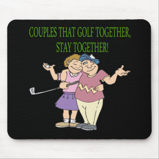 Alfombrilla De Ratón Los pares que Golf juntos permanecen juntos