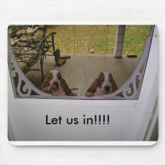 Alfombrilla De Ratón ¡Los perritos en la puerta de atrás, nos dejaron