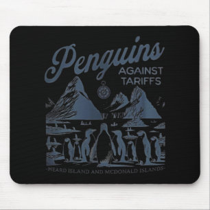 Alfombrilla De Ratón Los pingüinos contra los aranceles escucharon a Tr