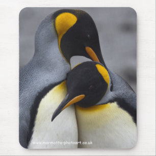 Alfombrilla De Ratón Los Pingüinos del Rey en el Mousemat del Amor