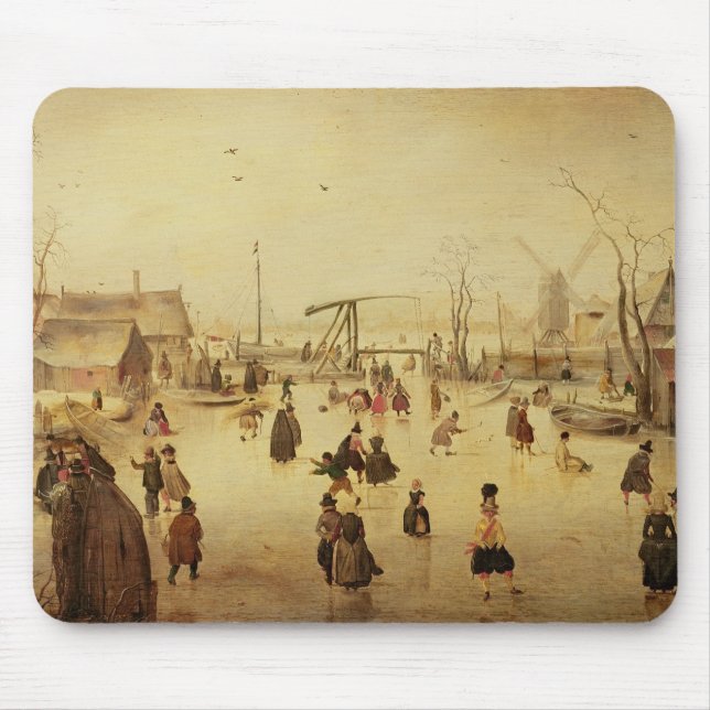 Alfombrilla De Ratón Los placeres del invierno (Frente)