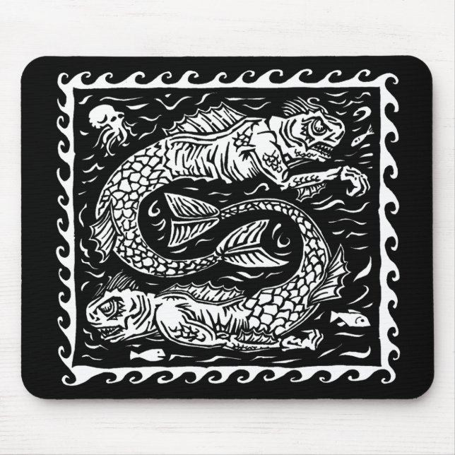 Alfombrilla De Ratón Los profundos Mousepad (Frente)