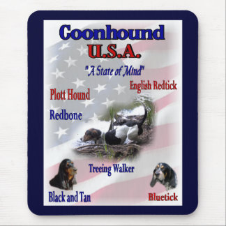 Alfombrilla De Ratón Los regalos de Coonhound Lovers