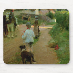 Alfombrilla De Ratón Los rezagados, 1888 (aceite en lona)