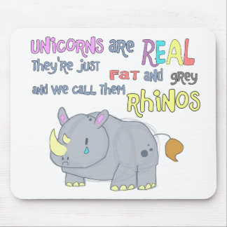 Alfombrilla De Ratón los rhinos son apenas mousepad feo de los