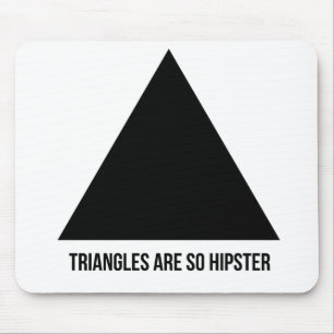 Alfombrilla De Ratón los triángulos son tan mousepad del inconformista