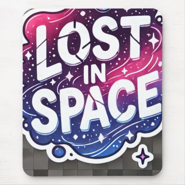 Alfombrilla De Ratón Lost in Space - Vibrant Galaxy Sticker (Frente)