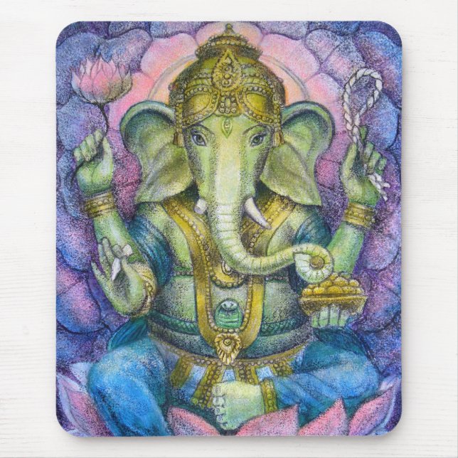Alfombrilla De Ratón Lotus Ganesha Mousepad (Frente)