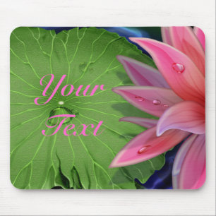 Alfombrilla De Ratón Lotus Mousepad rosado