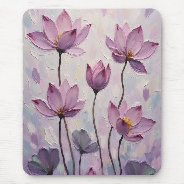 Alfombrilla De Ratón Lotus – Oil Painting (Frente)