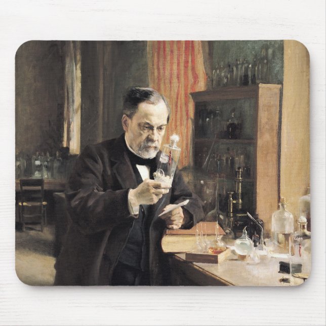 Alfombrilla De Ratón Louis Pasteur en su laboratorio, 1885 (Frente)