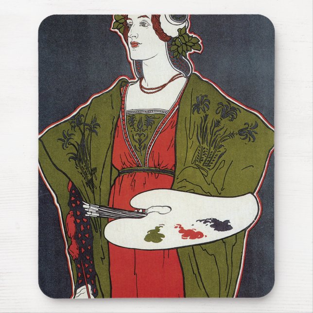 Alfombrilla De Ratón Louis Rhead ~ Salon des Cent (Frente)