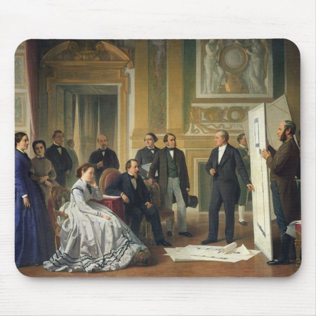 Alfombrilla De Ratón Louis Visconti que presenta los nuevos planes para (Frente)