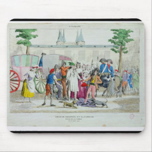 Alfombrilla De Ratón Louis XVI y su familia llevados al templo