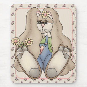 Alfombrilla De Ratón Love Bunny Mousepad