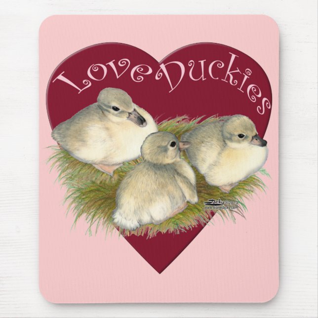 Alfombrilla De Ratón Love Duckies (Frente)