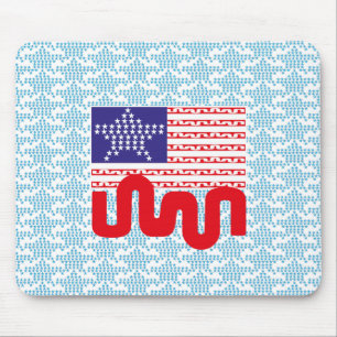 ALFOMBRILLA DE RATÓN LOVE EXPERIMENTAL USA FLAG STARS BY MASANSER