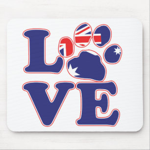 Alfombrilla De Ratón Love-From-Australia-Paw-Print