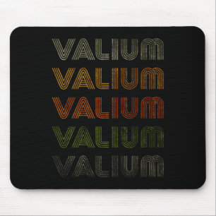 Alfombrilla De Ratón Love Heart Valium Tee Grunge Estilo Vintage Negro
