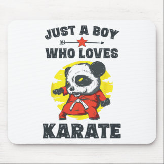 Alfombrilla De Ratón Love Karate Panda Gift Con Pandas S Para Niños