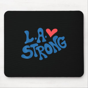 Alfombrilla De Ratón Love La Heart Los Angeles Strong Support