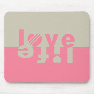 Alfombrilla De Ratón LOVE LIFE mousepad