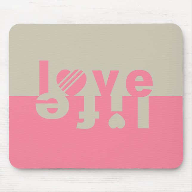 Alfombrilla De Ratón LOVE LIFE mousepad (Frente)