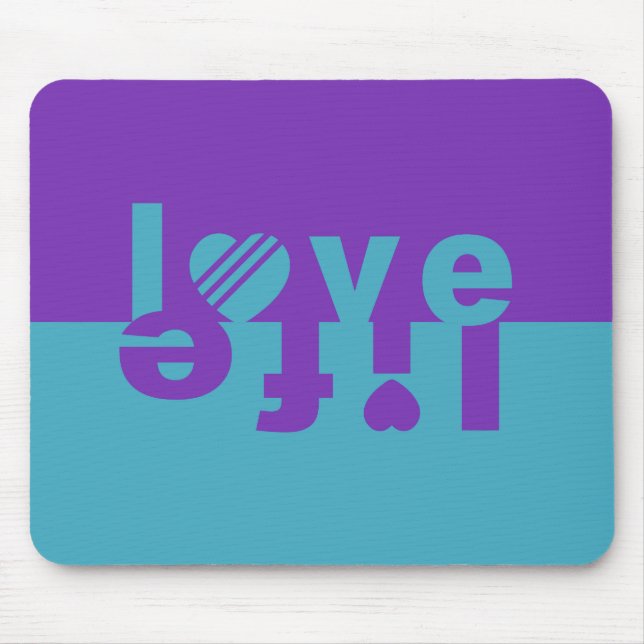 Alfombrilla De Ratón LOVE LIFE mousepad (Frente)
