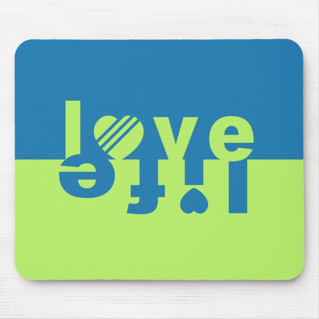 Alfombrilla De Ratón LOVE LIFE mousepad (Frente)