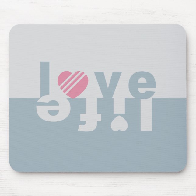 Alfombrilla De Ratón LOVE LIFE mousepad (Frente)