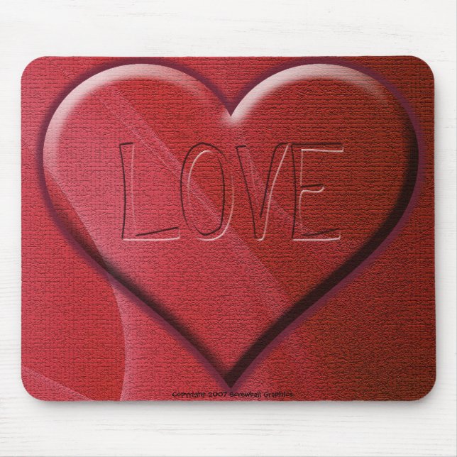 Alfombrilla De Ratón Love Mousepad (Frente)